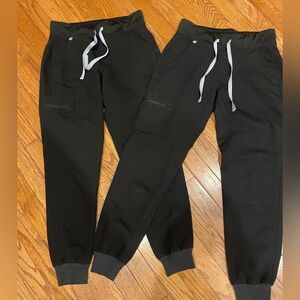 Figs Black Technical Jogger Pants XS